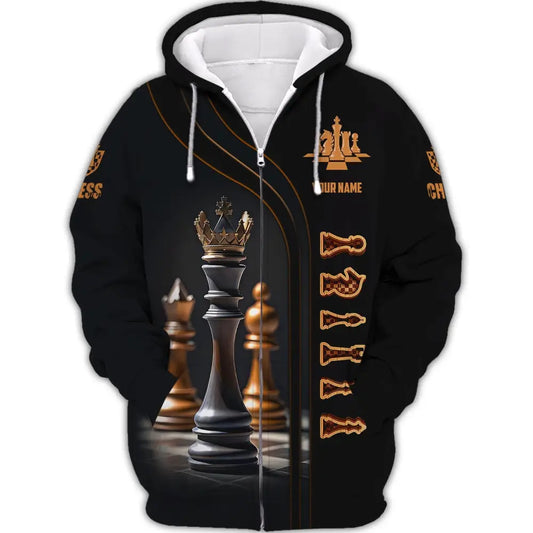 Unisex Shirt, Custom Name Chess T-Shirt, Chess Game Shirt, Gift for Chess Lover