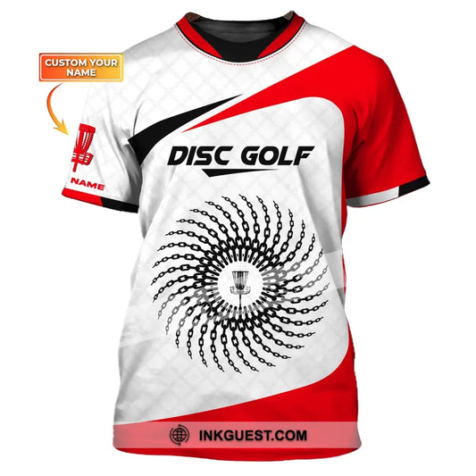 Unisex Shirt, Disc Golf Shirt, Custom Name Disc Golf Polo, Gift for Disc Golf Player, Disc Golf Tee