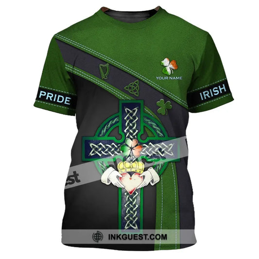 Unisex-Shirt – individuelles Namens-T-Shirt – Irish Pride, Happy Saint Patrick's Day