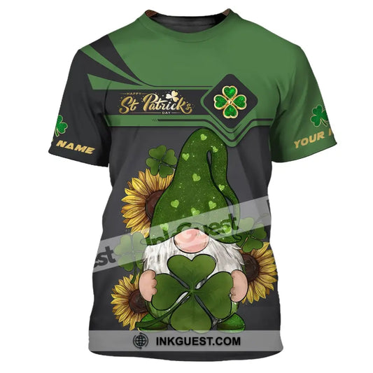 Unisex-Shirt – individuelles Namens-T-Shirt – Kleeblatt-Shirt – Happy Saint Patrick's Day