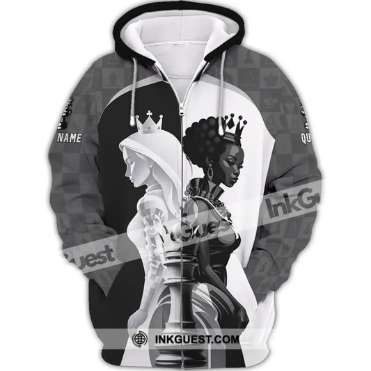 Women Shirt - Custom Queen Of Chess Shirt