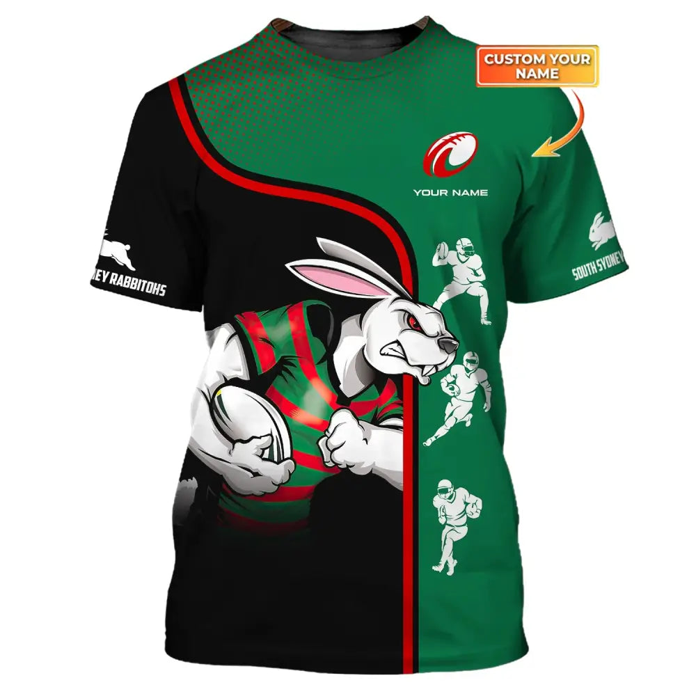 Unisex Shirt, South Sydney Rabbitohs Shirt, Reggie the Rabbit Hoodie,