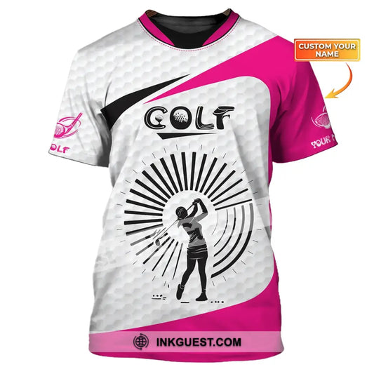 Damen-Shirt, Golf-T-Shirt, Golfspieler-Poloshirt, Geschenk für Golfer, Golf-T-Shirt, Golf-Geschenke