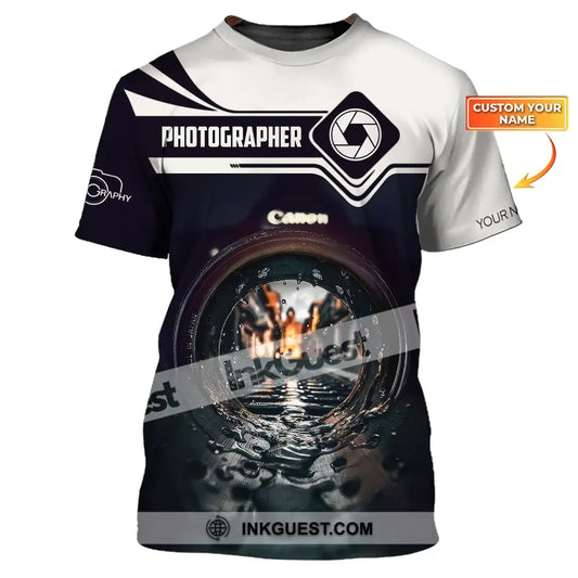 Unisex Shirt, individuelles Namens-Fotografen-Shirt, Fotografie-Shirt, Geschenk für Fotografen