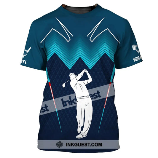 Herren-Shirt, Golf-Shirt, Golf-Polo-Shirt, Geschenk für Golfer, Golf-T-Shirt, Golf-Geschenke