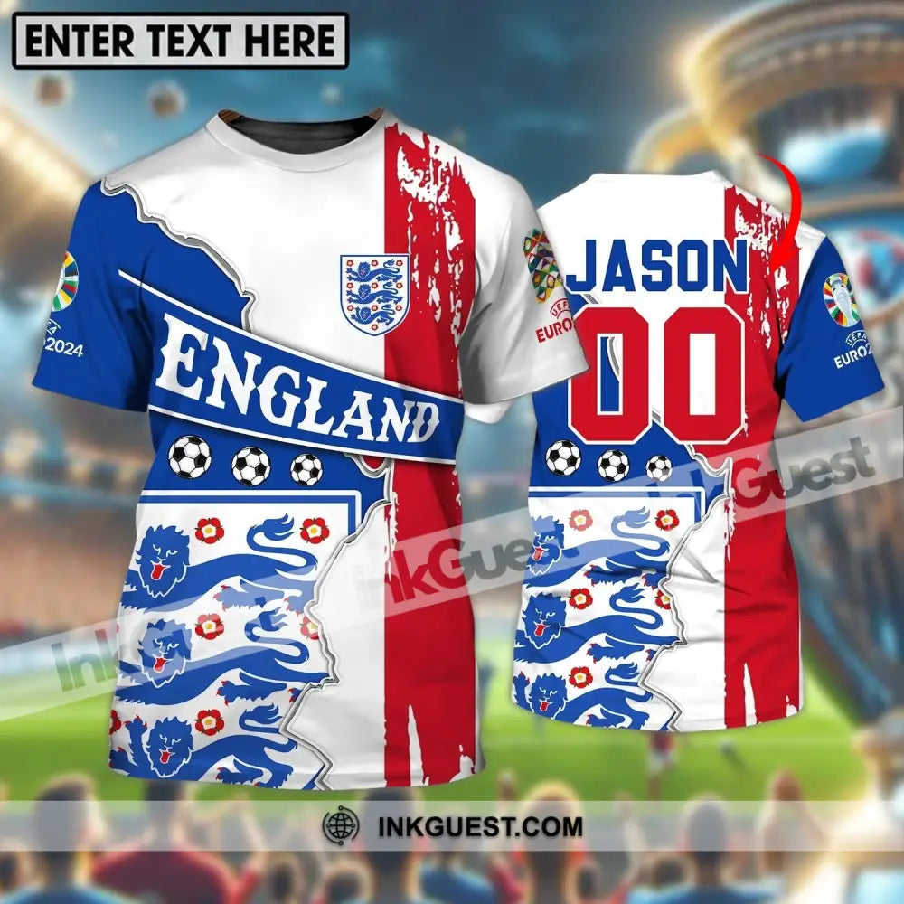 Unisex Shirt - Custom Name And Number Shirt, England National Team