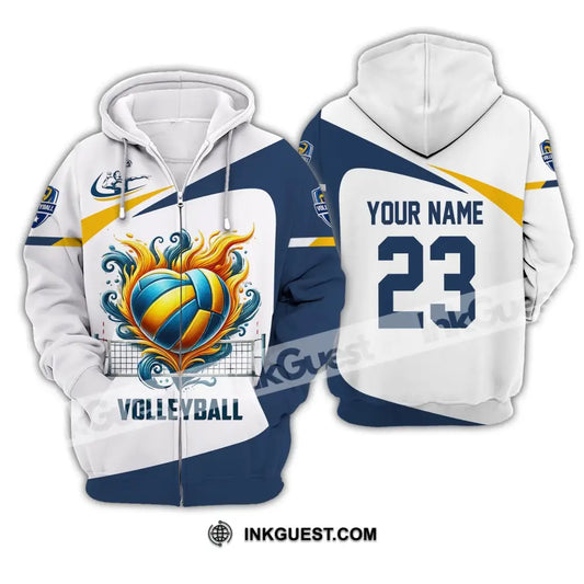 Man Shirt, Custom Name Volleyball Player Shirt, T-Shirt for Volleyball Lover, Volleyball Team Uniform