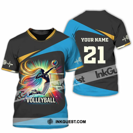 Unisex Shirt - Custom Text Shirt, Volleyball Shirt