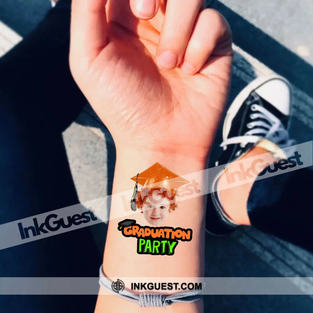 Graduation Ta Graduation Party Tattoo Gift, Custom Temporary Tattoo, Personalized Ta
