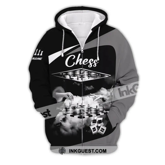 Unisex Shirt, Custom Name Chess T-Shirt, Chess Player Club, Checkmate Polo