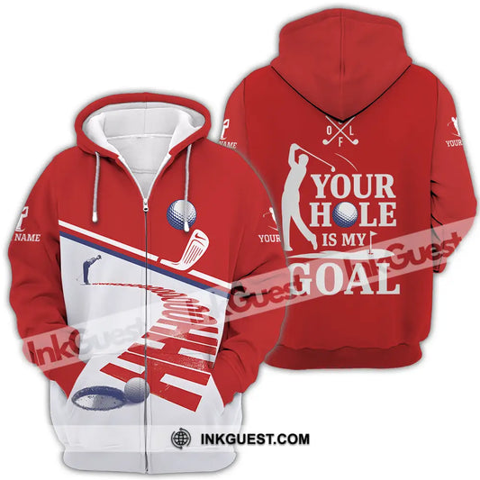 Unisex Shirt - Custom Golf Your Hole Is My Goal Shirt