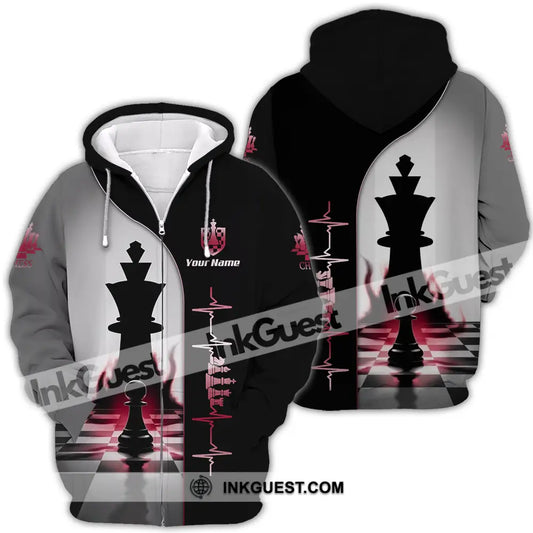 Unisex Shirt - Custom Chess Heartbeat Lover Shirt