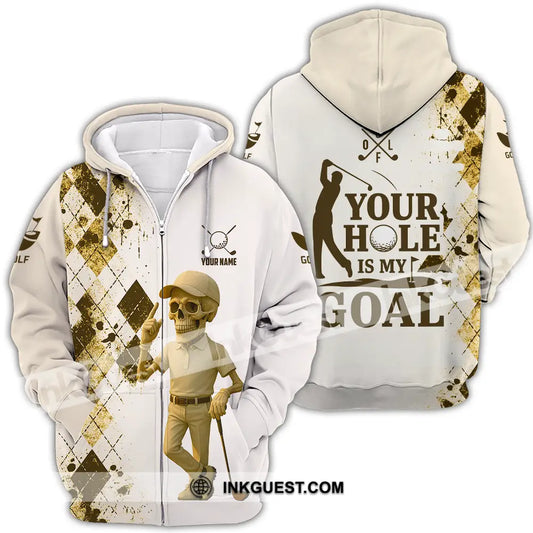 Unisex Shirt - Custom Golf Your Hole Is My Goal Shirt
