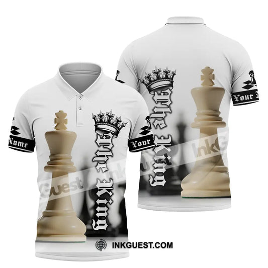 Unisex Shirt - Custom Text Shirt The King Chess