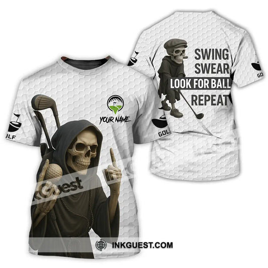 Unisex Shirt - Custom Swing Swear Look For Ball Repeat Shirt