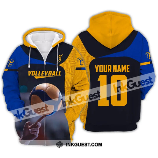 Unisex Shirt, Custom Name and Number Volleyball Shirt, T-Shirt for Volleyball Club, Gift for Volleyball Lovers